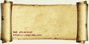 Isidora Vasilijević vizit kartica